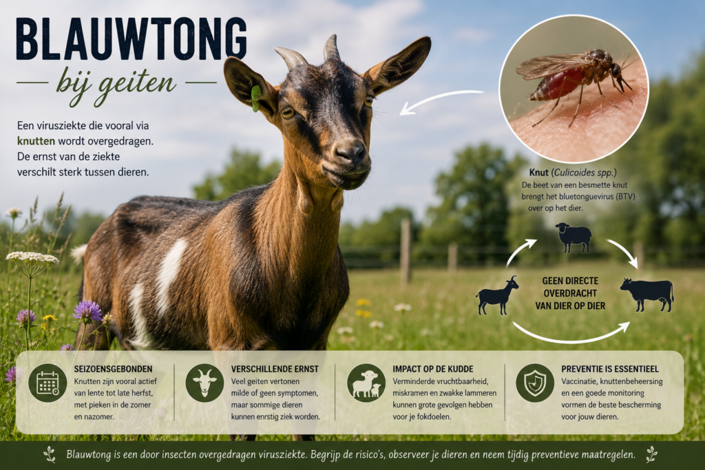 Blauwtong bij geiten